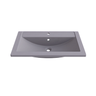 Раковина Paola Quartz Mario 800 с отверстием под смеситель Бетон 500_191_3055694